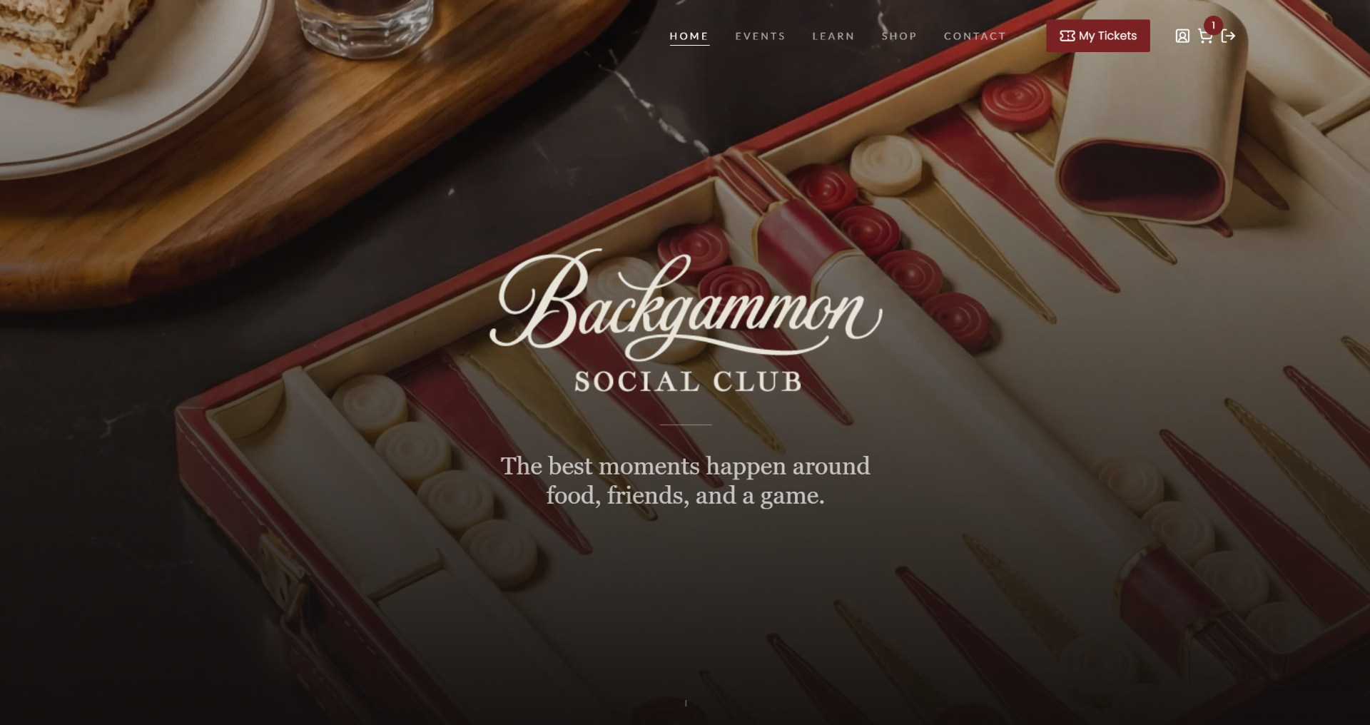 Backgammon Social Club website