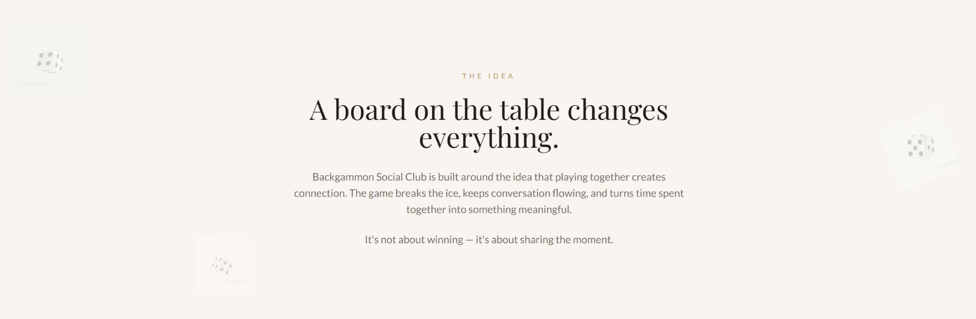Backgammon Social Club website