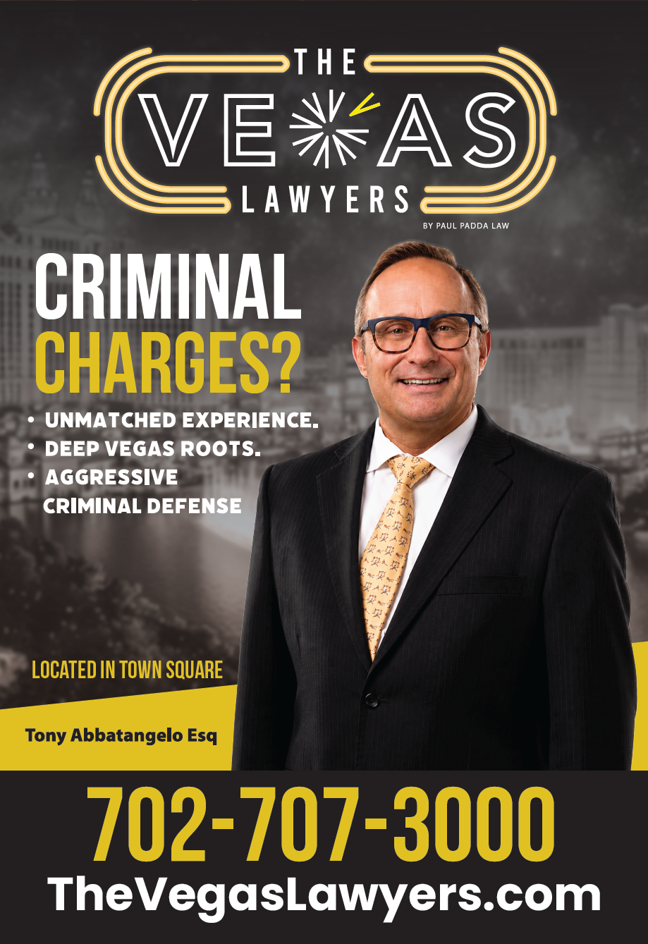 The Vegas Lawyers poster — Criminal Charges?