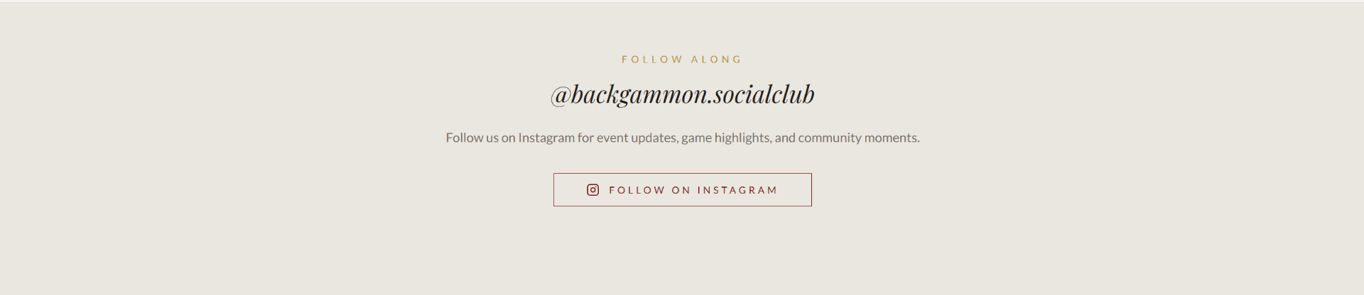 Backgammon Social Club website